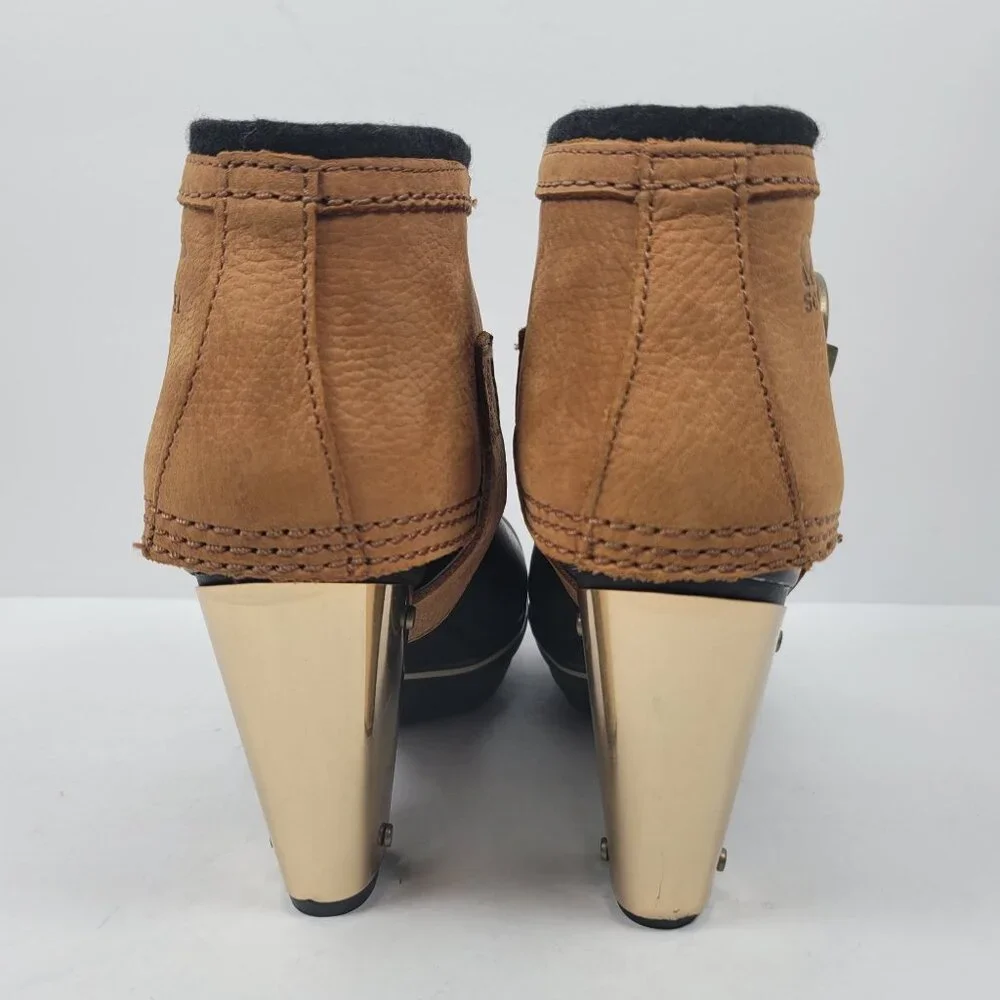 Sorel Medina II Women's Brown Black Waterproof Ankle Boots NL2086-010 US Size 7 - Picture 6 of 12